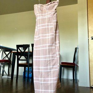 Free People "Life Like This" Plaid Dress Size S